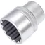 Hazet Pipe 1100Z-46 Ytterprofil 12-kant 1 tomme (25 mm) firkantdrev | NV 46 mm