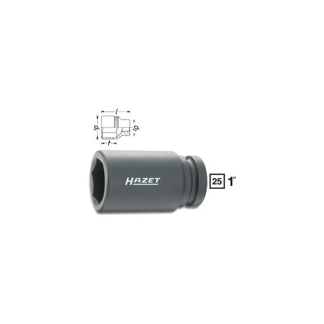 Hazet Slagpipe 1100SLG-46 6-kant 1 tomme (25 mm) firkantdrev | NV 46 mm 