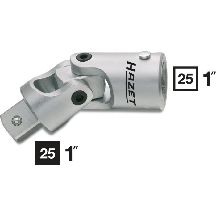 Hazet Universalledd 1121 Lengde 144 mm 1 tomme (25 mm) firkantdrev