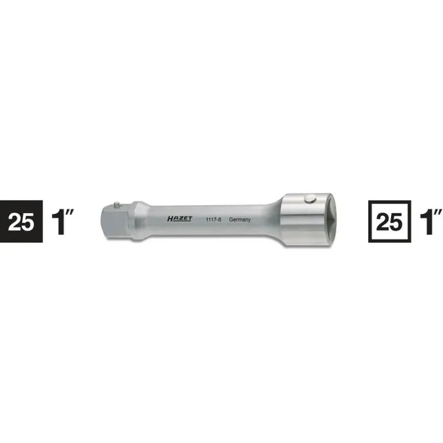 Hazet Forlenger 1117-8 Lengde 200 mm 1 tomme (25 mm) firkantdrev 
