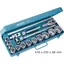 Hazet Pipesett 1002Z 6-kant 3/4 tomme (2 mm) firkantdrev | 18 deler