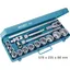 Hazet Pipesett 1002 6-kant 3/4 tomme (2 mm) firkantdrev | 18 deler