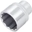 Hazet Pipe 1000Z-50 Ytterprofil 12-kant 3/4 tomme (2 mm) firkantdrev | NV 5 mm