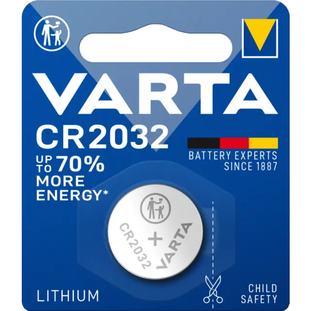 VARTA Knappcelle CR2032 1pk 
