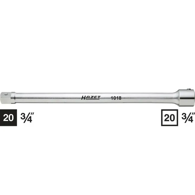 Hazet Forlenger 1018 Lengde 400 mm 3/4 tomme (2 mm) firkantdrev 