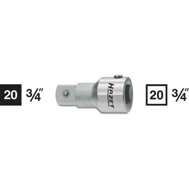 Hazet Forlenger 1017-3 Lengde 75 mm 3/4 tomme (2 mm) firkantdrev 