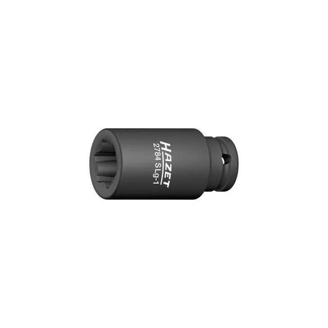 Hazet Slagpipe 2784SLG-1 39 mm med spesialprofil | Rilleprofil 