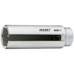 Hazet Lambdasondeinnsats 4680-1 6-kant 1/2 tomme firkantdrev | NV 22 mm