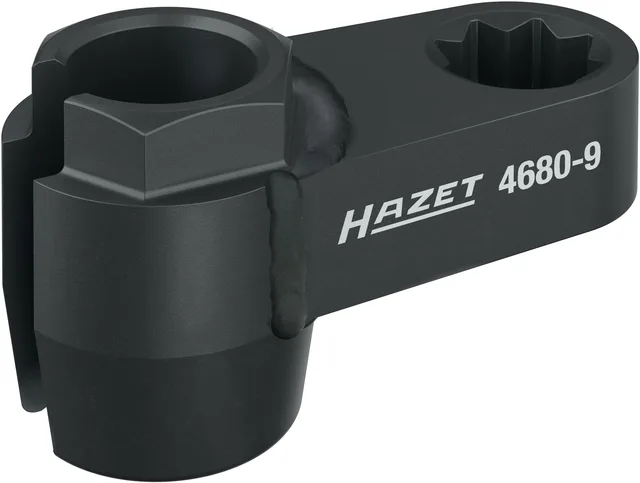 Hazet Eksossonder innsats 4680-9 6-kant 1/2 tomme hul dobbeltfirkant | NV 19 mm 