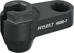 Hazet Eksossonder innsats 4680-7 6-kant 1/2 tomme hul dobbeltfirkant | NV 14 mm