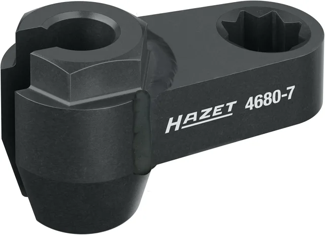 Hazet Eksossonder innsats 4680-7 6-kant 1/2 tomme hul dobbeltfirkant | NV 14 mm 