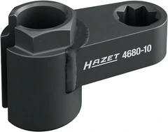 Hazet Eksossonder innsats 4680-10 6-kant 1/2 tomme hul dobbeltfirkant | NV 2 mm