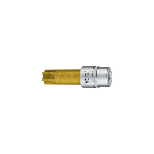 Hazet kamakseljustering TORX® T100H 1/2" skrutrekkerinnsats med hull 