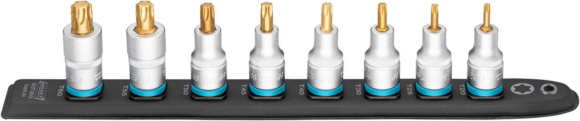 Hazet SmartRail 992T-SR/8 innv. TORX® fleksibel stikklist i plast | 8 deler