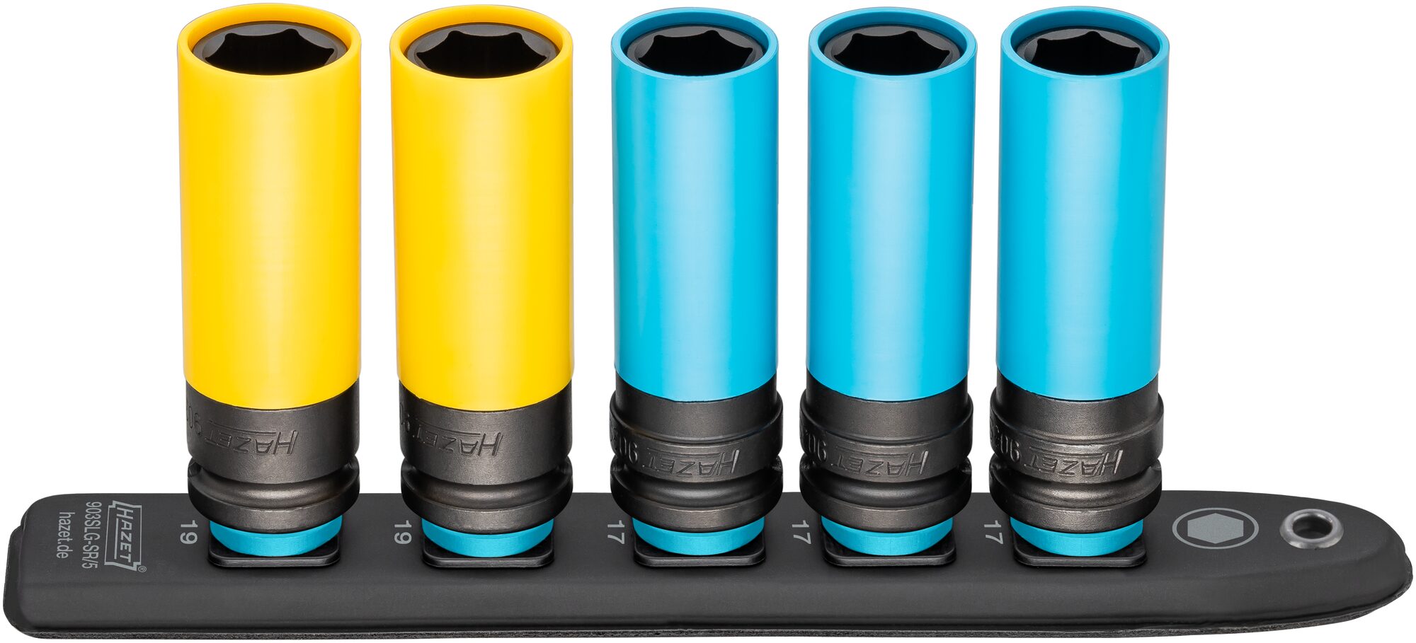 Hazet SmartRail 903SLG-SR/5 6-kant fleksibel stikklist i plast | 5 deler