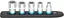 Hazet SmartRail 900Z-SR/5 5 deler fleksibel stikklist i plast | 1 | 13