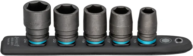 Hazet SmartRail 900S-SR/5 6-kant fleksibel stikklist i plast | 5 deler 