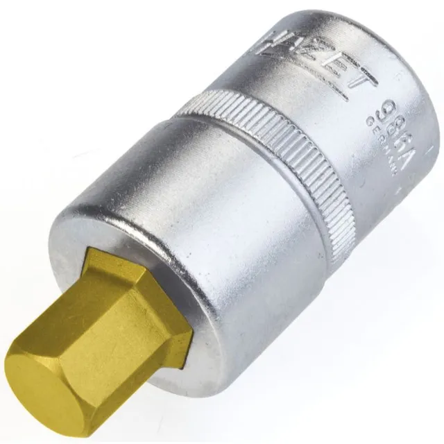Hazet Skrutrekkerpipe 986A-7/16 NV 7/16" 1/2 tomme firkantdrev | Unbrakoprofil 