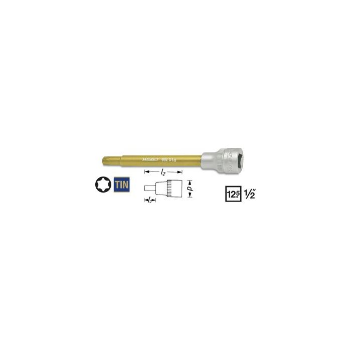 Hazet Skrutrekkerpipe 992SLG-T55 NV T55 1/2 tomme firkantdrev | innv. TORX®