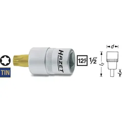 Hazet Skrutrekkerpipe 992-T27 NV 1/2 tomme firkantdrev | innv. TORX®