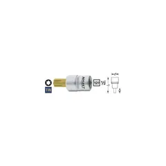 Hazet Skrutrekkerpipe 991-9 NV M9 1/2 tomme firkantdrev