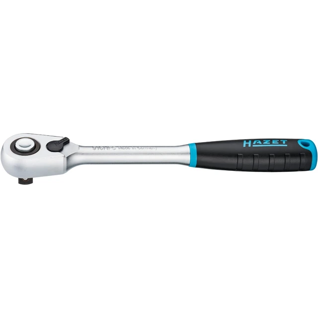Hazet HiPer Fintannet skralle med 1/2 tomme firkantdrev | Lengde 275 mm 