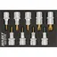 Hazet Sett med skrutrekkerpiper TORX® | 1/2 tomme firkantdrev | 9 deler