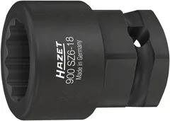 Hazet Pipe for veivaksel 900SZ6-18 1/2 tomme firkantdrev, 24 mm utvendig