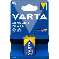 VARTA Alkalisk 9V 6LR61 1pk