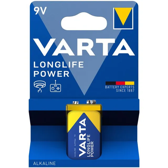 VARTA Alkalisk 9V 6LR61 1pk 