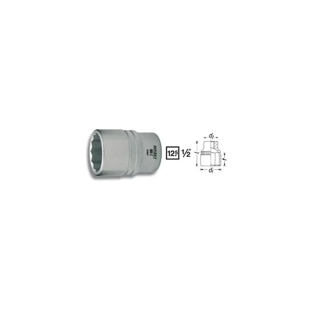Hazet Pipe 900AZ-9/16 NV 9/16" 1/2 tomme firkantdrev 