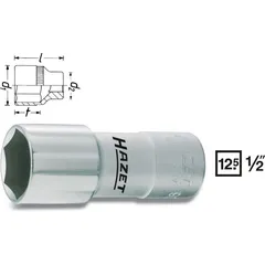 Hazet Tennplugg-pipe 900AMGT 6-kant 1/2 tomme firkantdrev | NV 16 mm | 5/8"