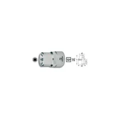 Hazet Pipe 900-E24 1/2 tomme firkantdrev utv. TORX® | NV E24