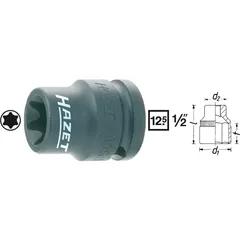 Hazet Slagpipe 900S-E10 utv. TORX® 1/2 tomme firkantdrev | NV E1