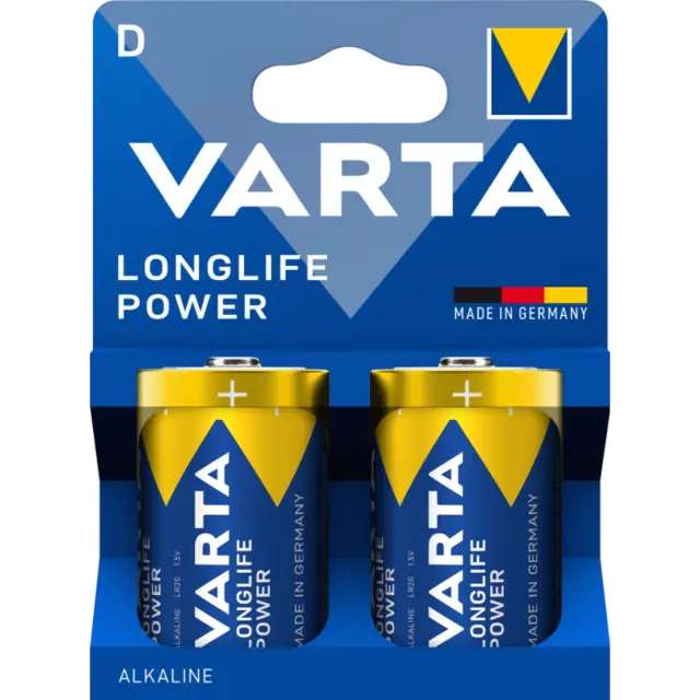 VARTA Alkalisk D LR20 LR6 2pk 