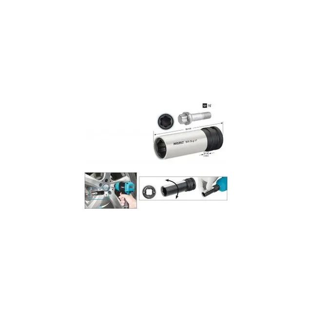 Hazet Slagpipe 905SLG-17 NV 17 mm hybrid-spesialprofil 