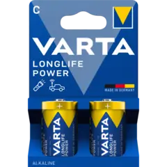 VARTA Alkalisk C LR20 LR6 2pk