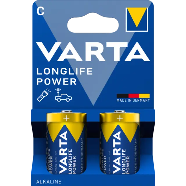 VARTA Alkalisk C LR20 LR6 2pk 