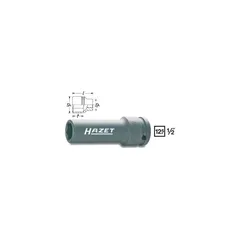 Hazet Slagpipe 901SLG-21 6-kant 1/2 tomme firkantdrev | NV 21 mm