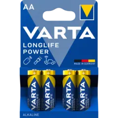 VARTA Alkalisk AA LR6 4pk
