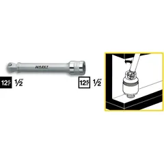 Hazet Forlenger 919-5 Lengde 123 mm svingbar | 1/2 tomme firkantdrev