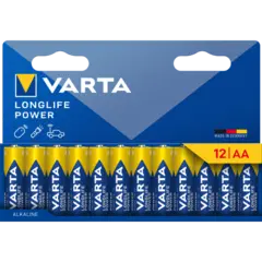 VARTA Alkalisk AA LR6 12pk