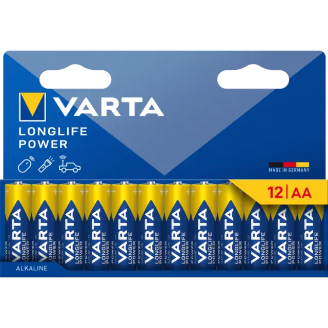 VARTA Alkalisk AA LR6 12pk 
