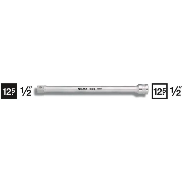 Hazet Forlenger 918-10 Lengde 248 mm 1/2 tomme firkantdrev 