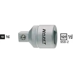 Hazet Reduksjonsstykke 958-2 1/2 tomme firkantdrev | Lengde 36 mm