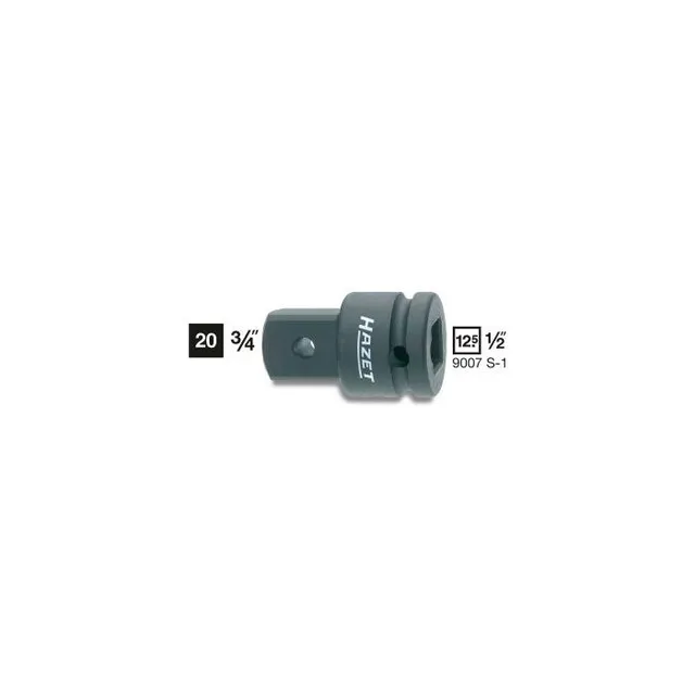 Hazet Forstørrelsesstykke 9007S-1 1/2 tomme firkantdrev | Lengde 49 mm 