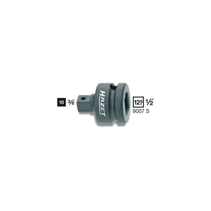Hazet Reduksjonsstykke 9007S 1/2 tomme firkantdrev | Lengde 37 mm