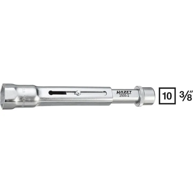 Hazet Tennpluggnøkkel 2505-2 6-kant 3/8 tomme (1 mm) firkantdrev | 13/16" 