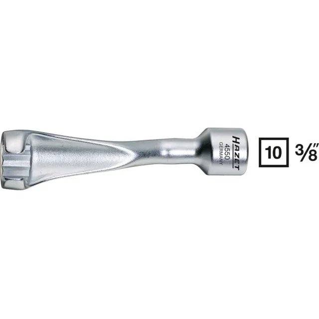 Hazet Pipe for innsprøytning 4550 3/8 tomme (1 mm) firkantdrev | NV 17 mm 
