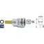 Hazet Skrutrekkerpipe 8801K-6 NV 6 mm 3/8 tomme (1 mm) firkantdrev